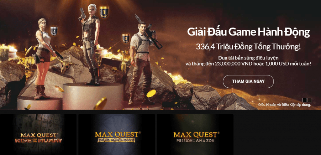 Rinh thưởng mỗi tuần khi tham gia game hành động tại 188BET