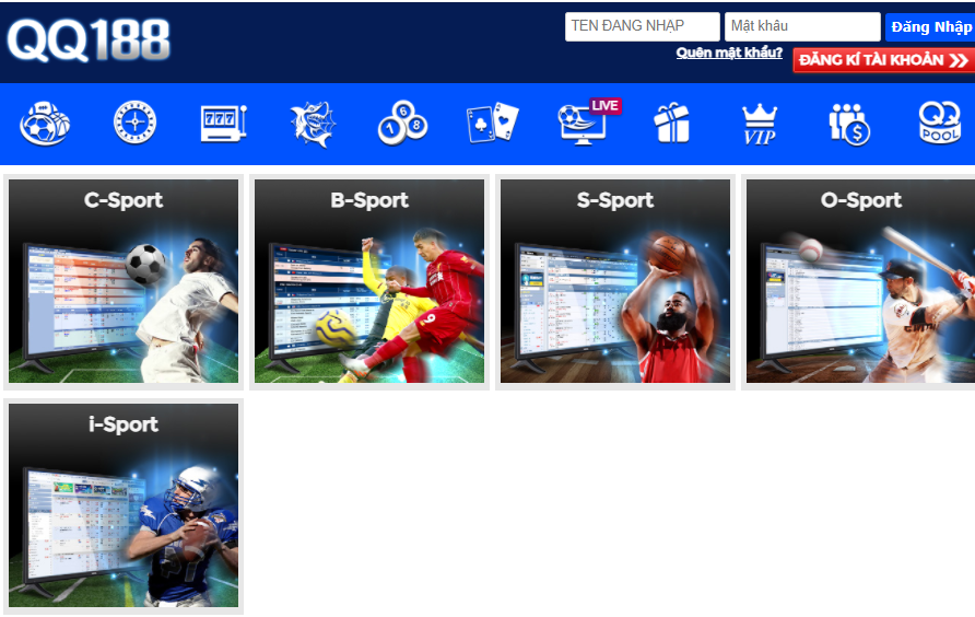 Sảnh chơi cá cược Thể thao QQ188