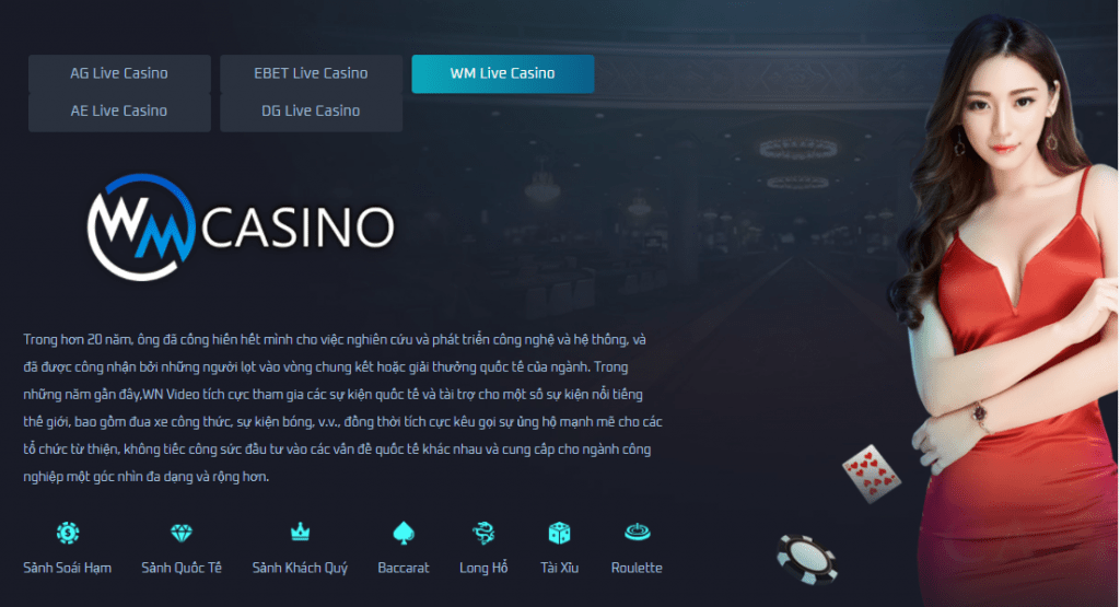 Nền tảng Live Casino tiên tiến