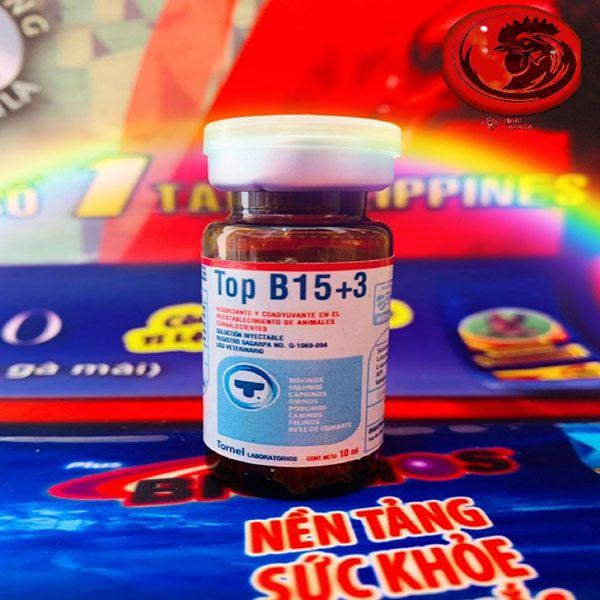 Vô mồi cho gà đá bằng thuốc vitamin B15.