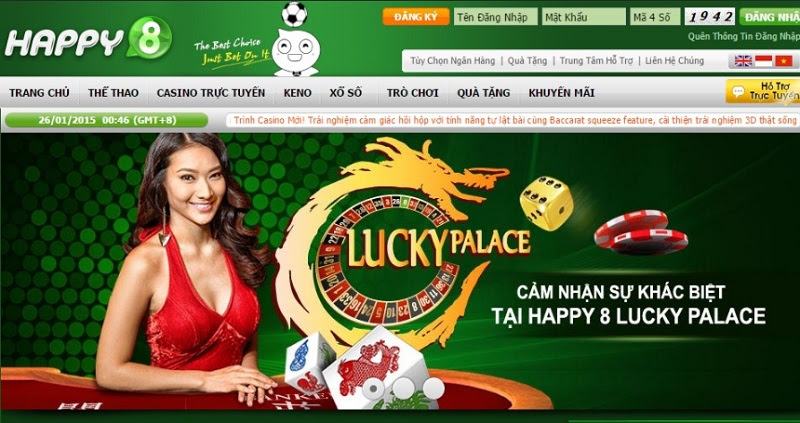 Sòng Casino đa dạng tại nhà cái HAPPY8