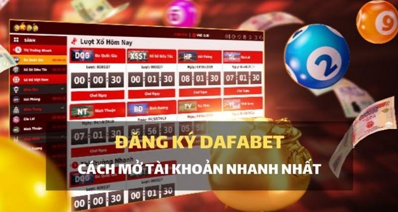 Đăng ký tài khoản Dafabet nhanh nhất