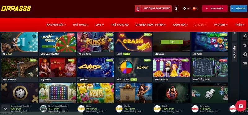 Chuyên mục ames tại nhà cái Game Oppabet