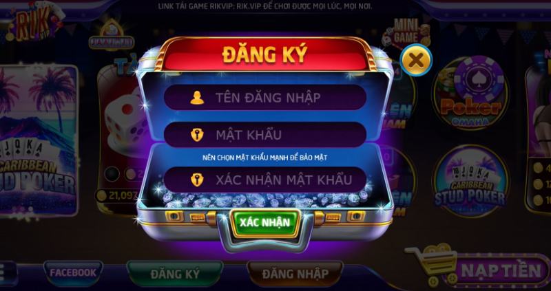 2 Nhan dang ky de hien len cua so moi - Rikvip Club: Cổng Game bài đổi thưởng