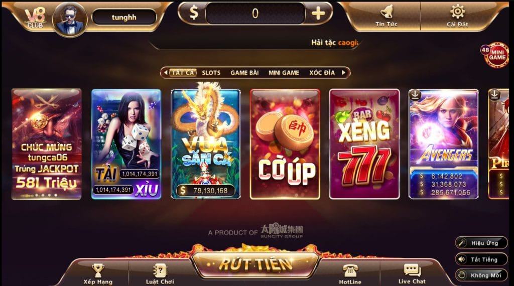 22 - V8 Club – Game bài đổi thưởng đẳng cấp nhất hiện nay