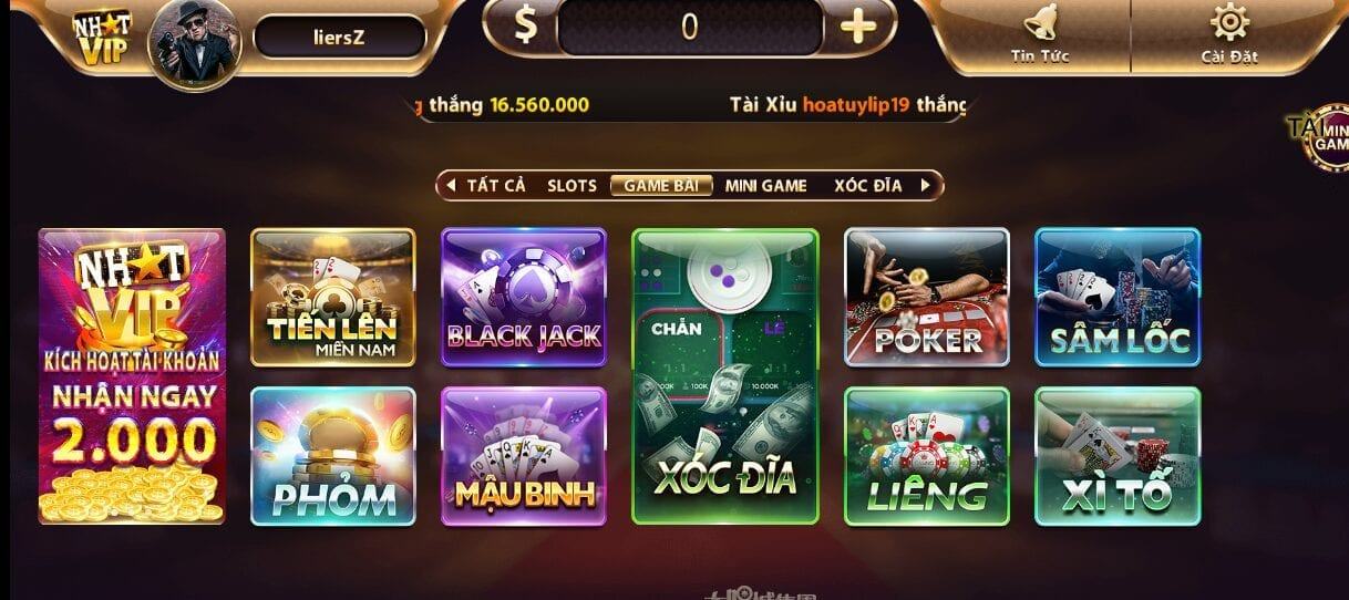 7 - Nhatvip: Cổng game bài đổi thưởng nhanh và an toàn nhất