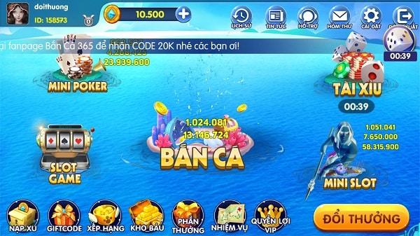 8 - Bắn cá 365 - Cổng game bắn cá đông dân chơi nhất tại nước ta