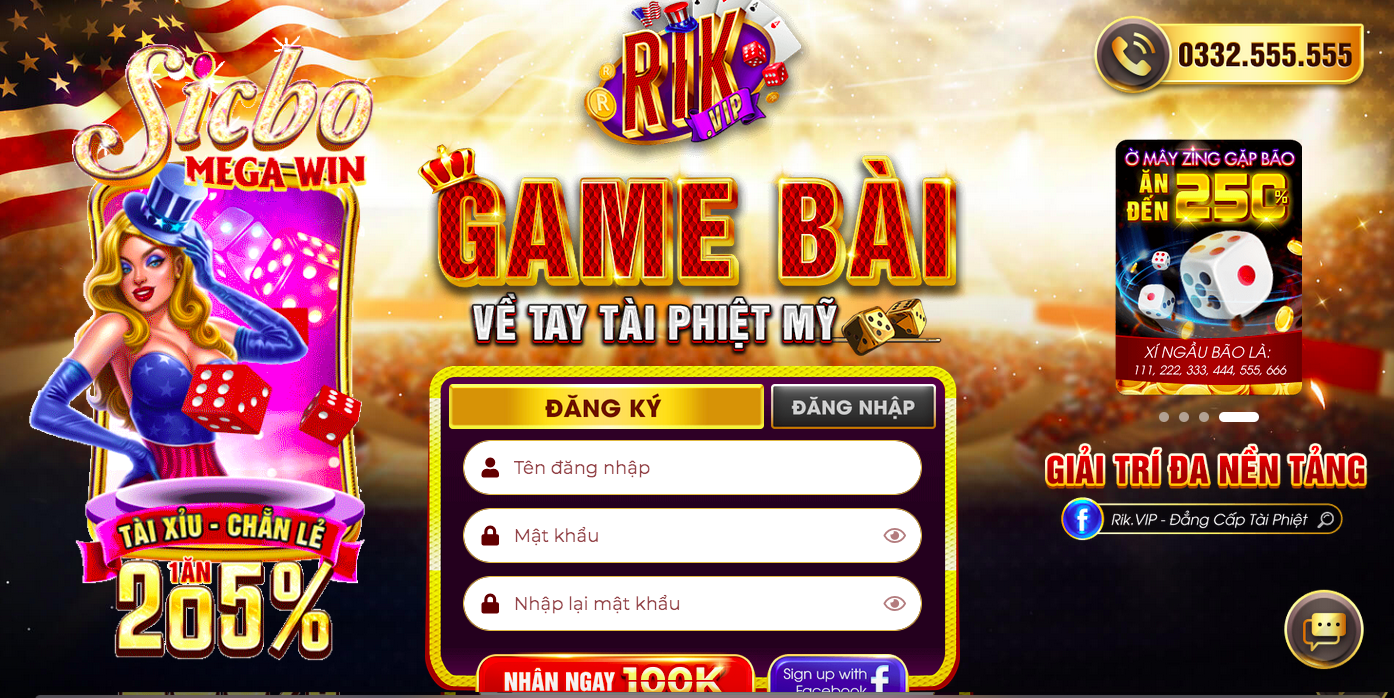 RikVIP Club - Rikvip Club: Cổng Game bài đổi thưởng