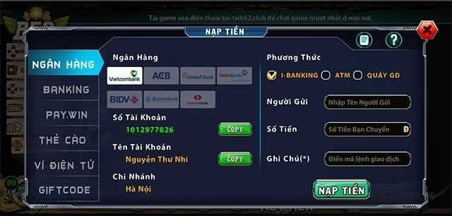 nap tien B52 - B52 club - Đẳng cấp game bài đổi thưởng bom tấn