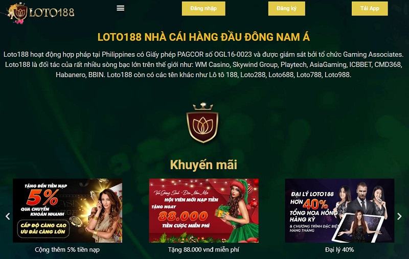 Loto188 - Nhà cái lô đề tặng thưởng nặng túi cho người chơi