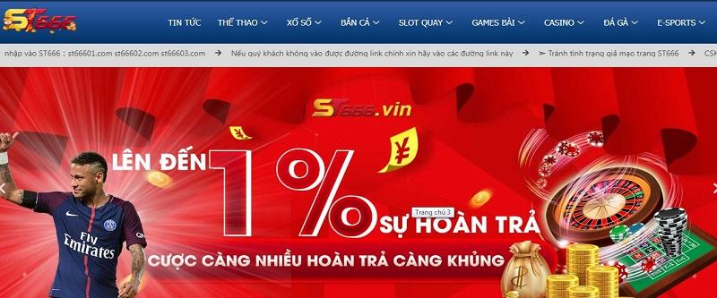 Nhà cái ST666 mang đến những trận cá cược kịch tính