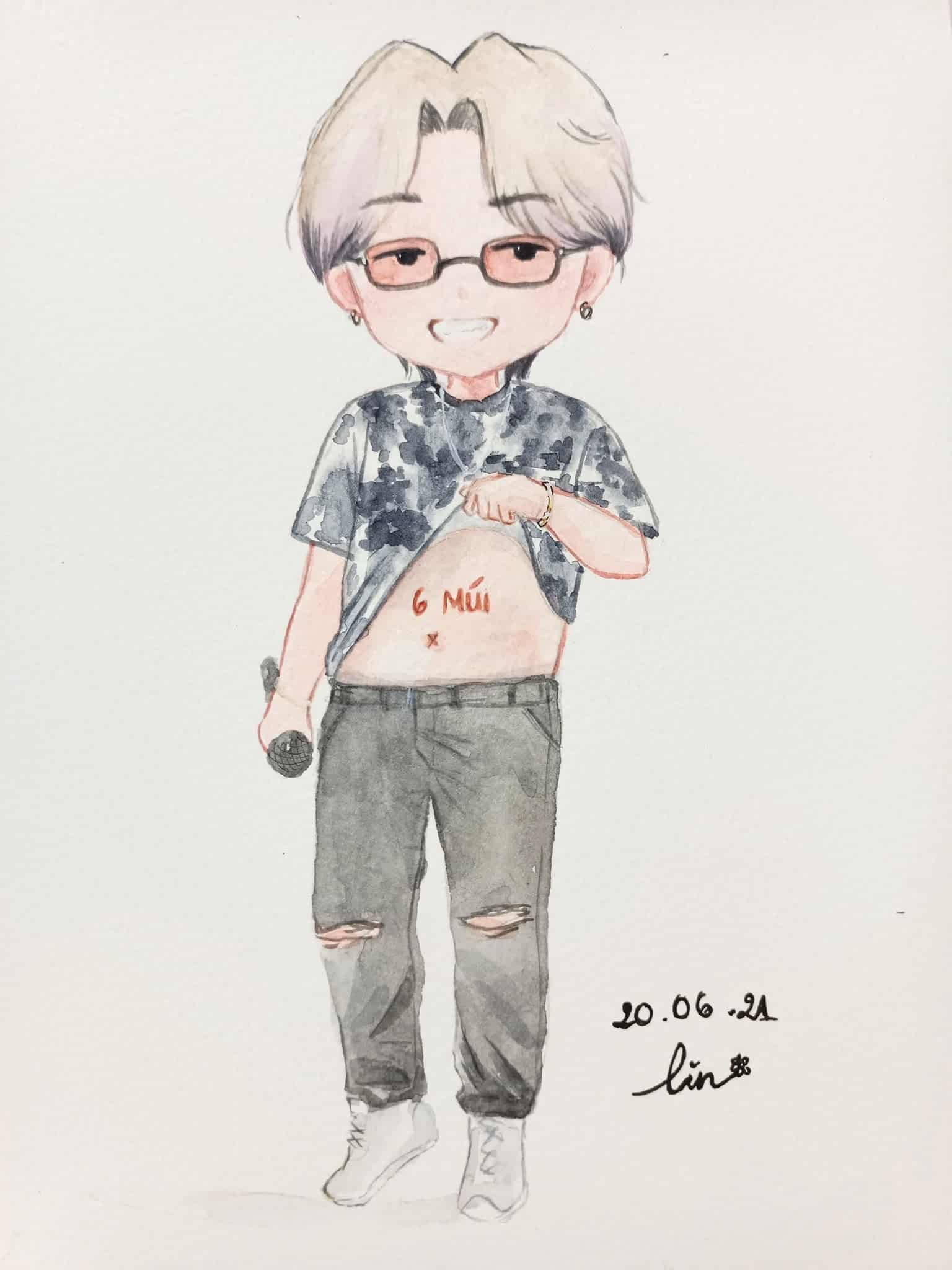 Ảnh Jack chibi 6 múi