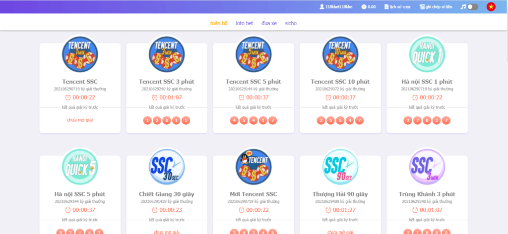 Hệ thống xổ số online tại 8KBET