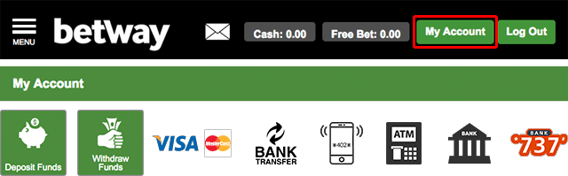 Hướng dẫn nạp tiền nhanh vào Betway