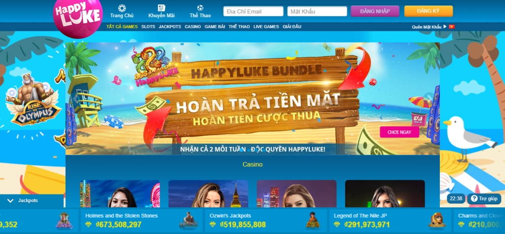 HappyLuke - Casino đẳng cấp bậc nhất Châu Á