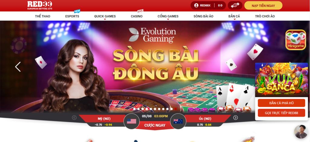 Red88 - Nhà cái Casino hàng đầu Châu Âu