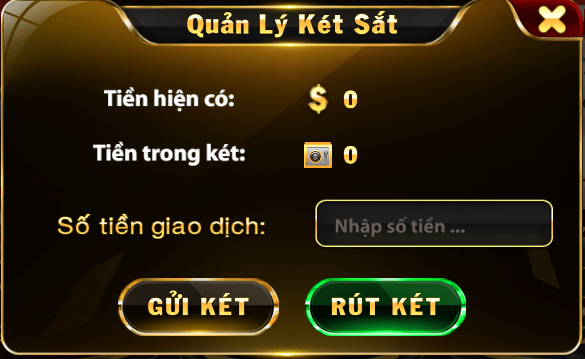 Rút tiền từ két sắt thưởng