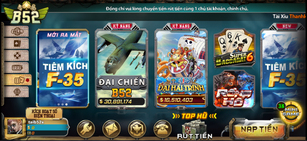 Sảnh game dân gian - game kỹ năng độc lạ