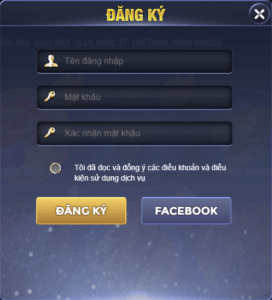 Đăng ký tài khoản tại cổng game King Fun