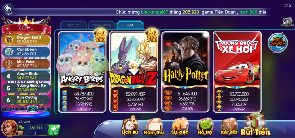 Hệ thống game slots nổ hũ đẳng cấp tại Lộc 86