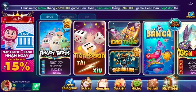 Giao diện cổng game Lộc 86 mới nhất 2021