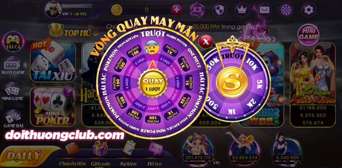 Vòng quay may mắn miễn phí tại VPay88 Club