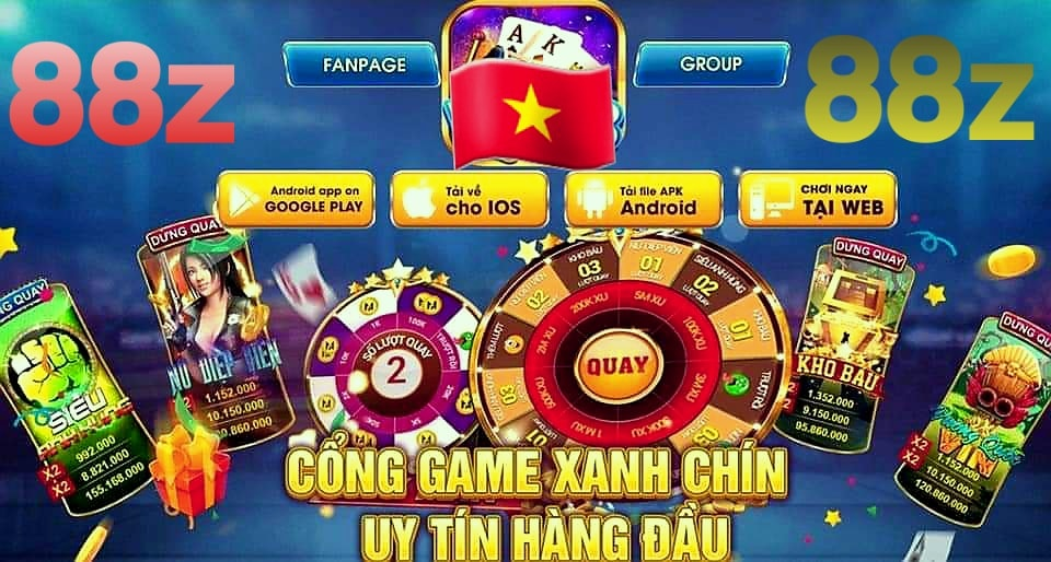 Tải cổng game xanh chính 88Z Club cho điện thoại