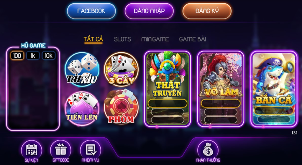 Giao diện mới nhất của cổng game đổi thưởng MeWin Club