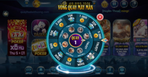 Nhận tiền thưởng RankVip từ vòng quay may mắn