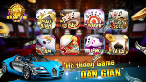 Hệ thống game bài 3D trực tuyến siêu hot