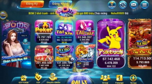 Giao diện cổng game Bomtan win cực gắt