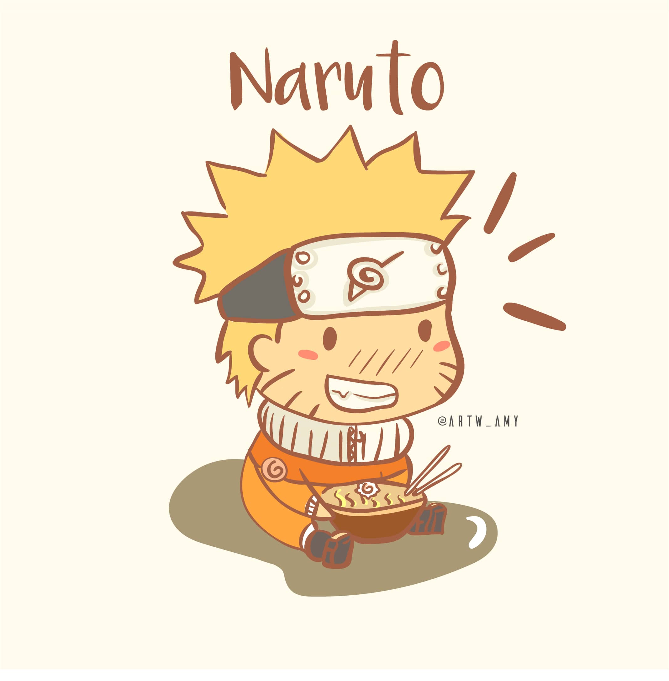 Hinh Anime Naruto chibi cuc ky de thuong