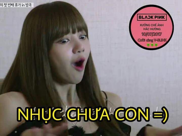 Hình Chế Lisa Blackpink nhục chưa con