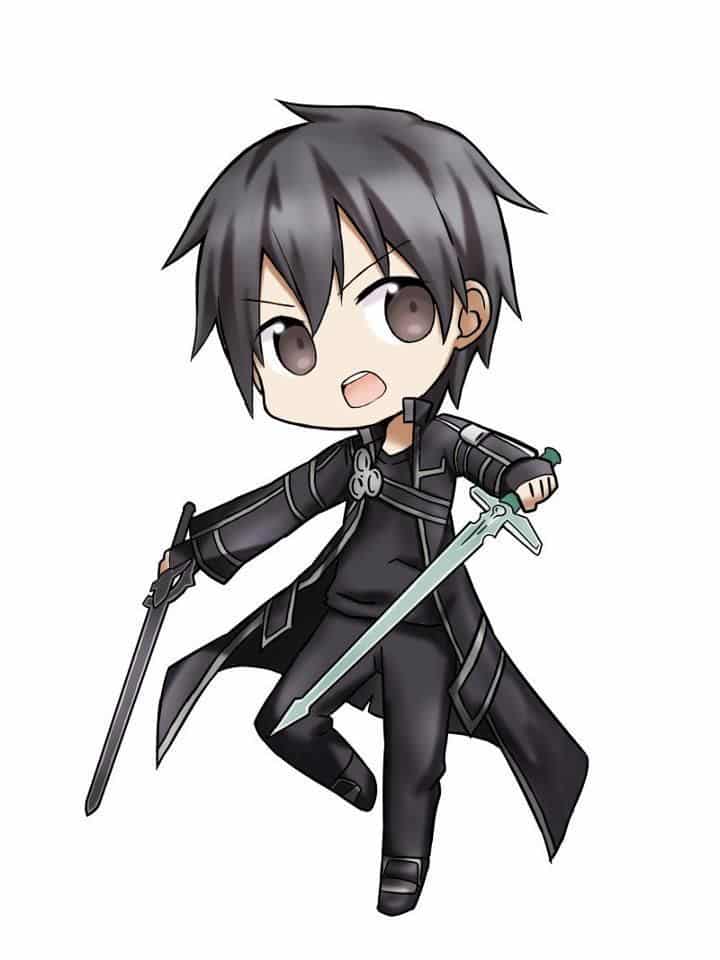 Hình Kirito chibi đáng yêu