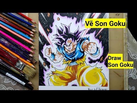 Hình Vẽ Songoku Cấp 3 đẹp độc lạ