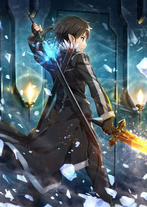 Hình chàng Kirito đẹp ảo lòi