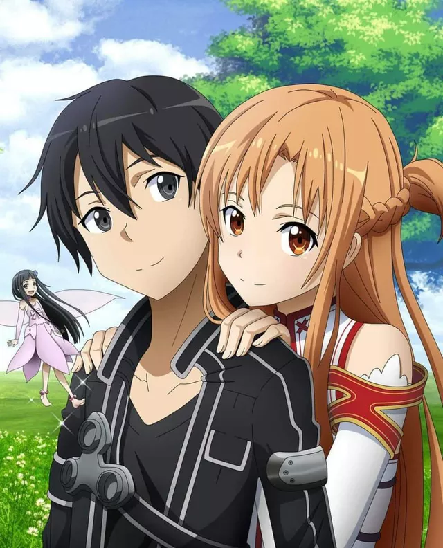 Hình vẽ Kirito Và Asuna