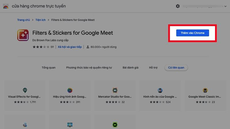 Bạn chỉ cần nhấn Thêm vào Chrome