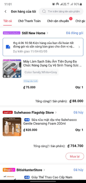 Tra cứu đơn hàng LEX Lazada Express