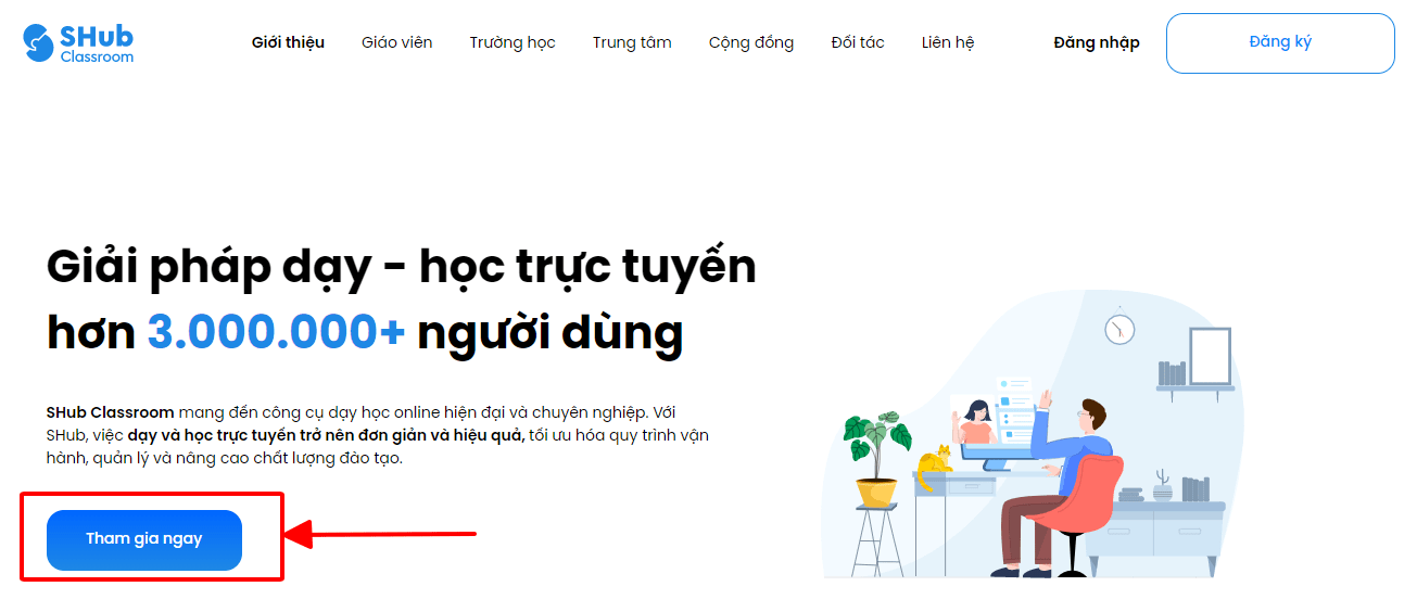Đăng ký tài khoản SHub Classroom cho giáo viên