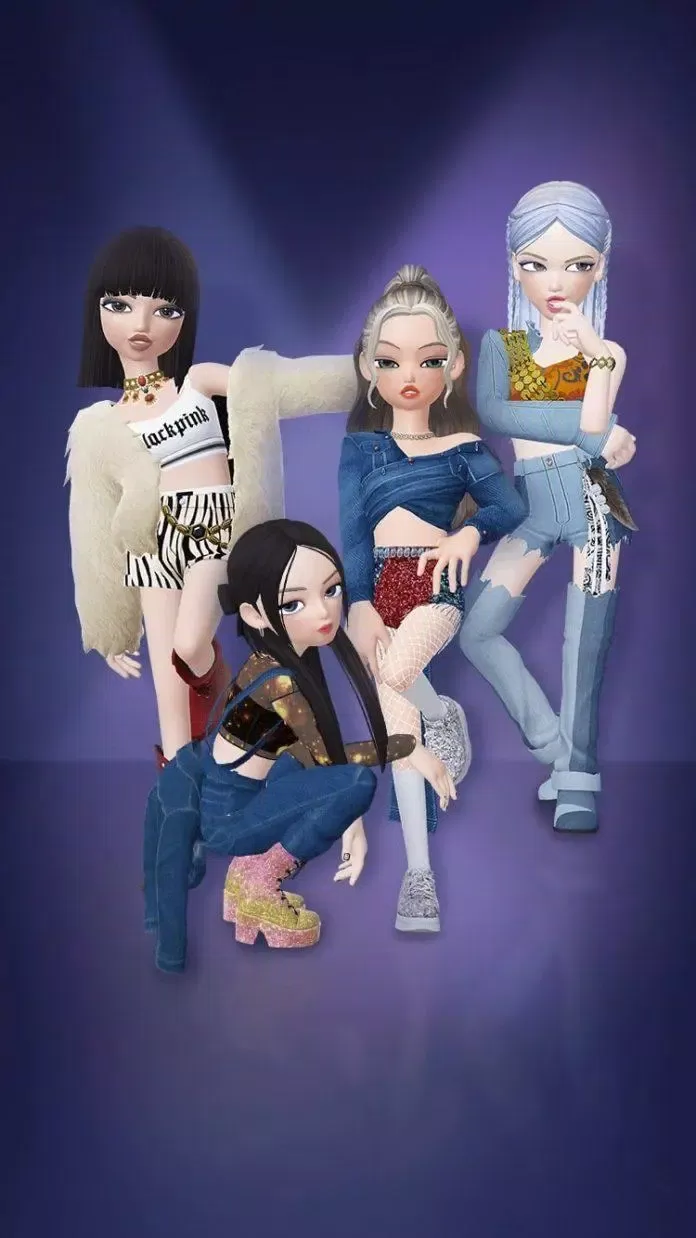 Hình nền chibi BLACKPINK poster How You Like That (Ảnh: Internet)