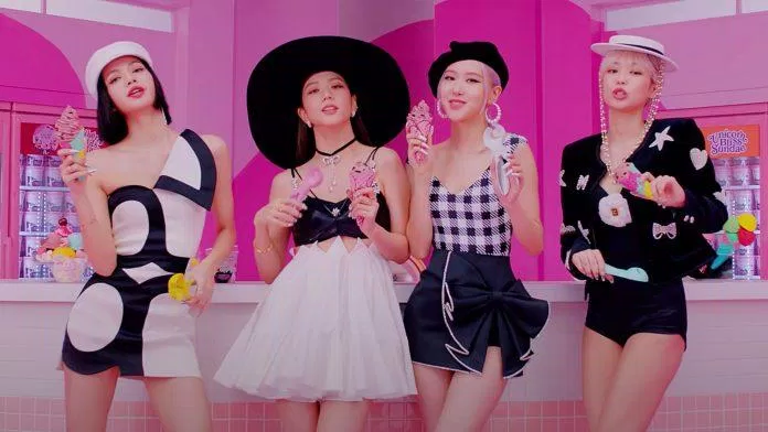 Hình nền BLACKPINK bài Ice Cream (Ảnh: Internet)