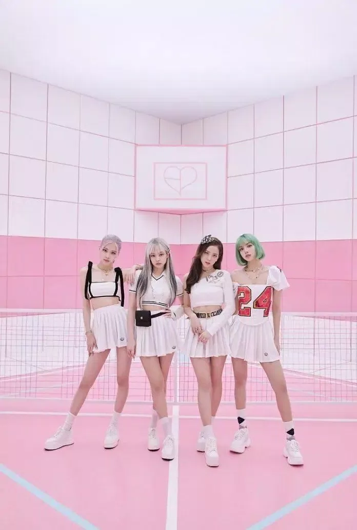 Hình nền BLACKPINK bài Ice Cream (Ảnh: Internet)