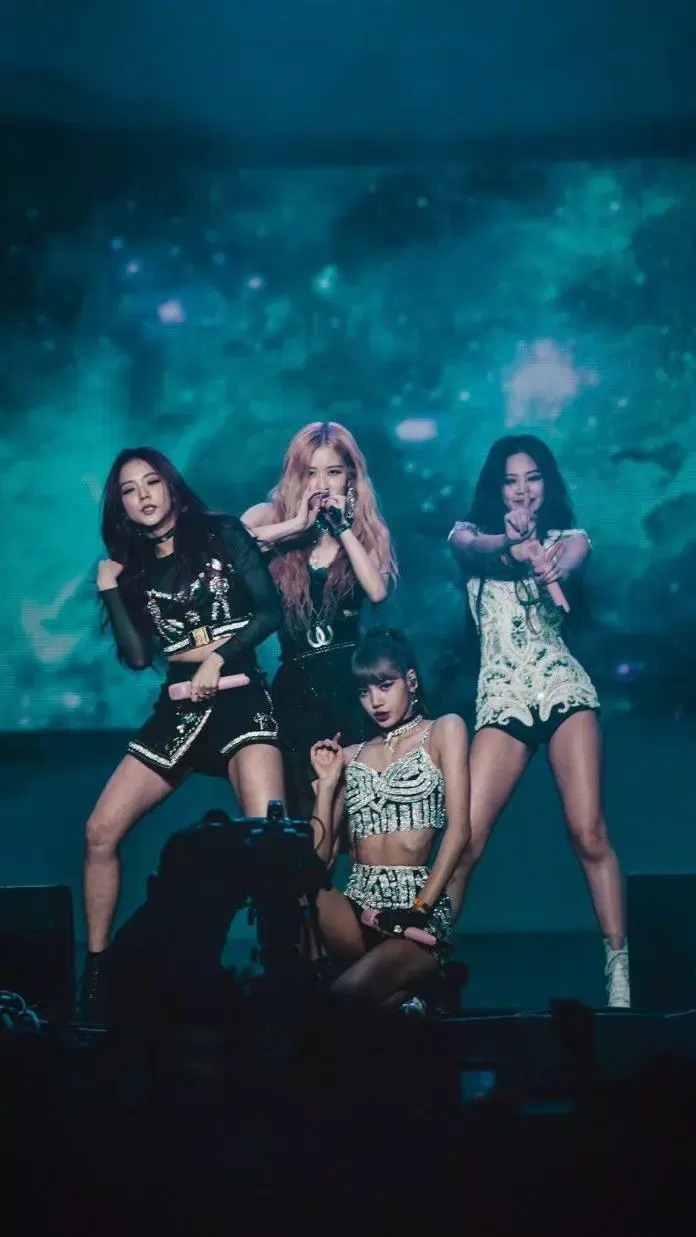 Hình nền BLACKPINK tại Coachella (Ảnh: Internet)