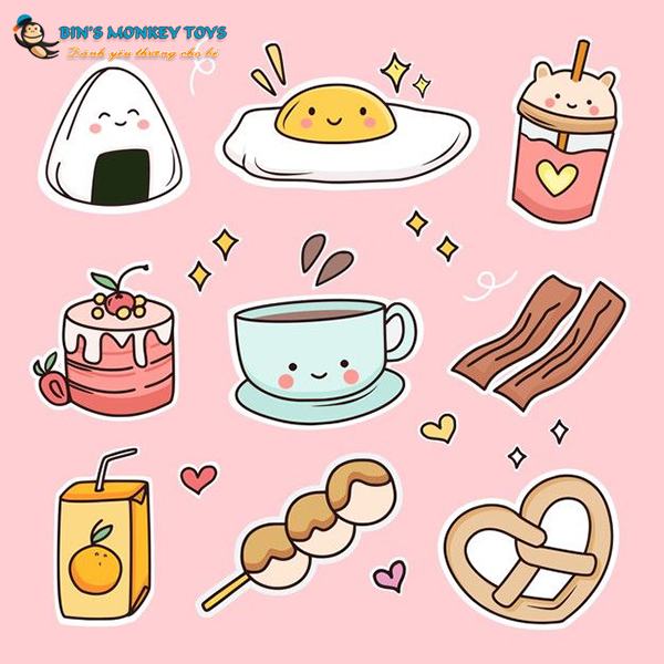 Hình vẽ sticker cute 2