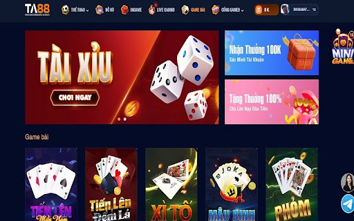 Game bài đỉnh cao nhà cái TA88 