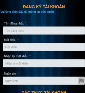 Tạo tài khoản chơi đánh bài Ongame