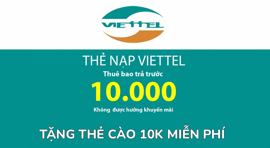 Tặng card 10K có seri chưa nạp