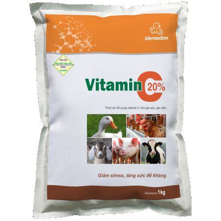 Vitamin và khoáng chất cho gà với vitamin C