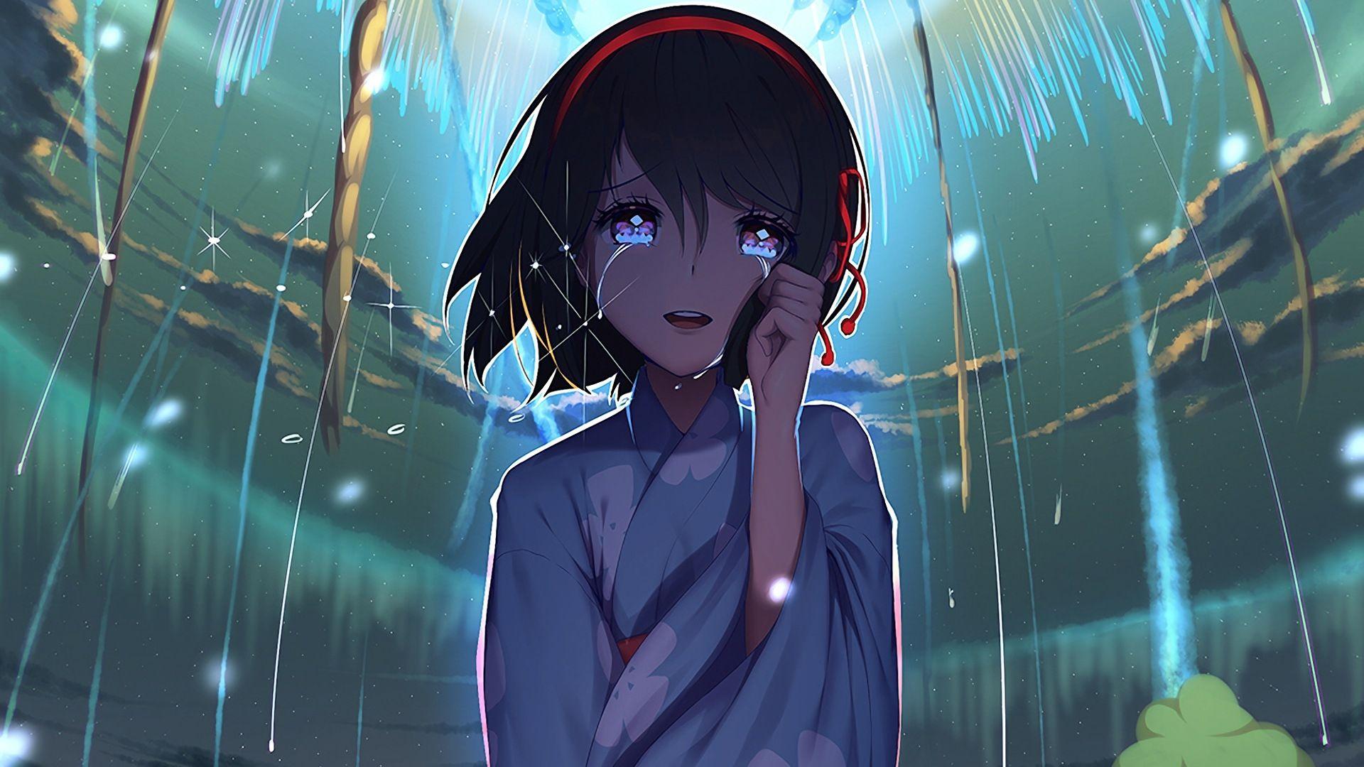 Anime Crying Girl